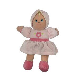 Circo Pink Soft Doll Stuffed Animal Plush Toy Blonde Hair‎ Blue Eyes 13"